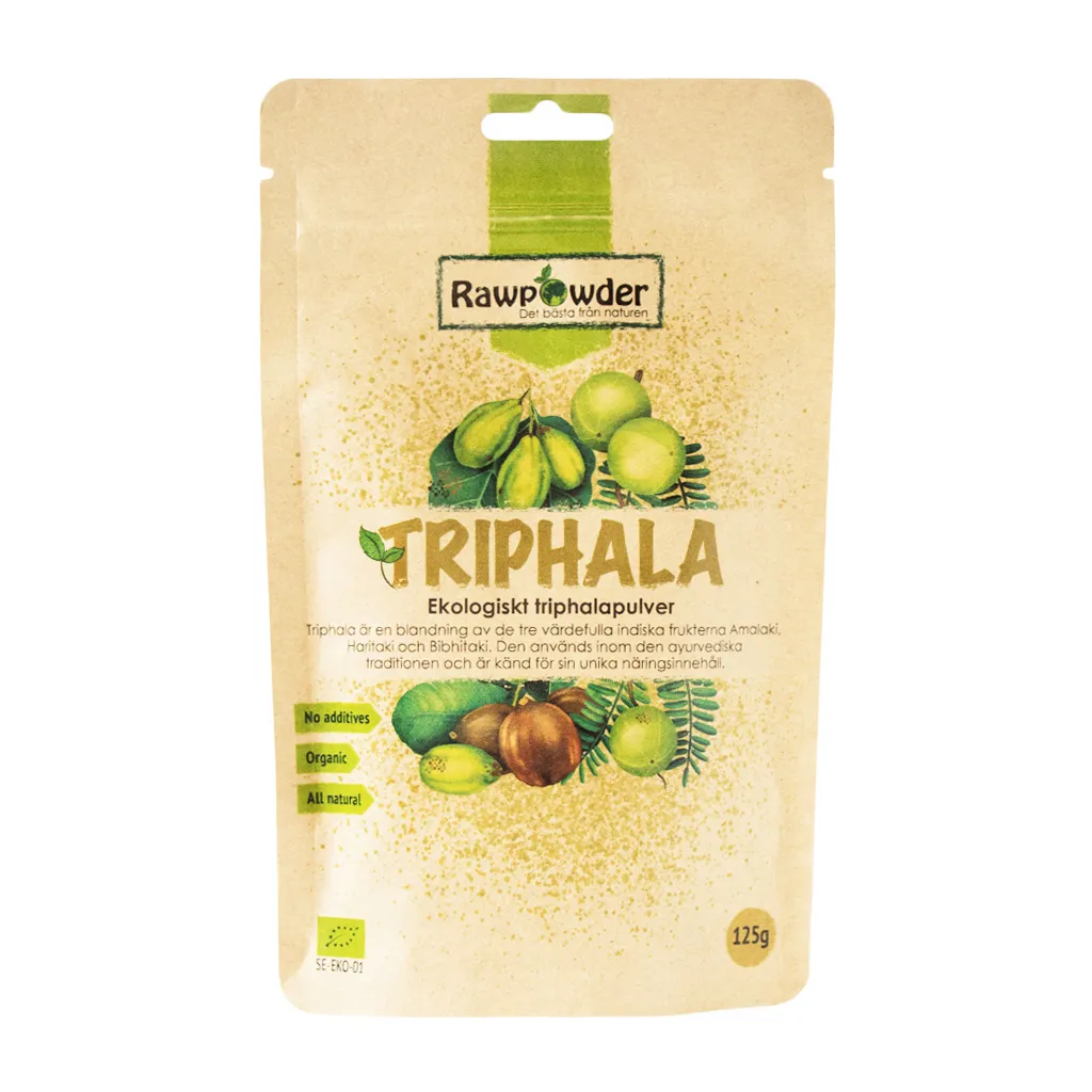 Rawpowder Triphala pulver 125g