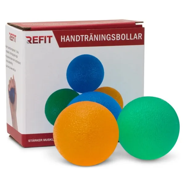 Refit Handträningsbollar, 3-pack