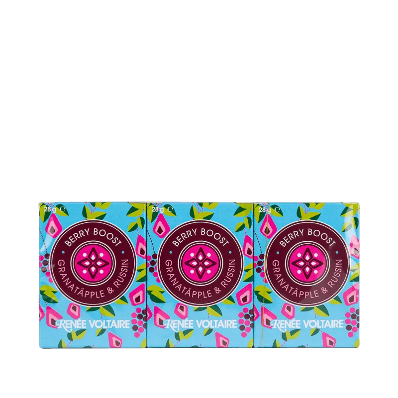 Renée Voltaire Berry Boost Granatäpple & Russin 28 g 6-pack