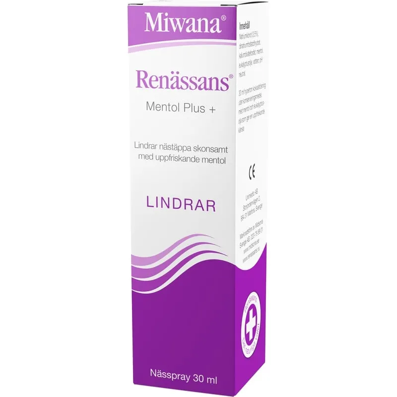 Renässans Mentol Plus, Nässpray 30 ml