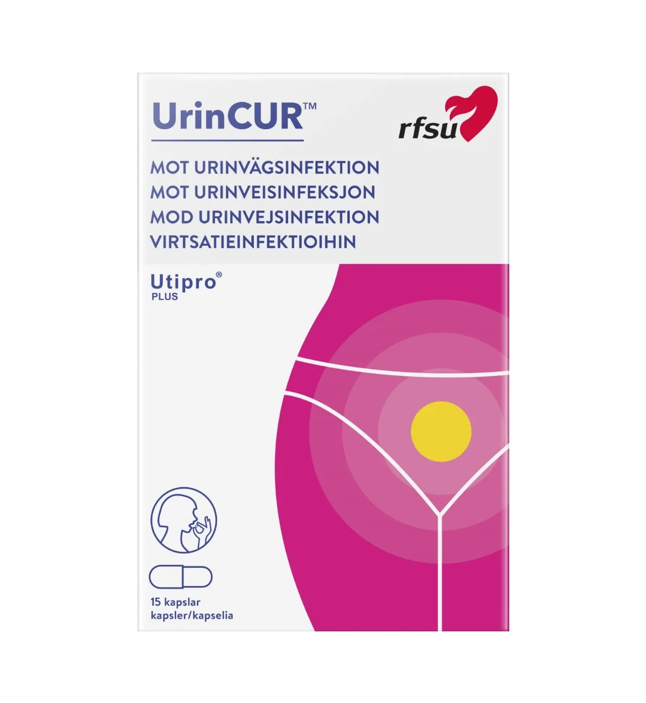 RFSU UrinCUR Utipro Plus 15 st