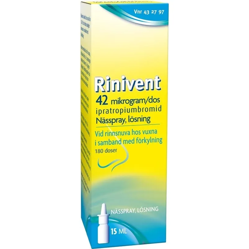 Rinivent nässpray 42 ug/dos 180 doser