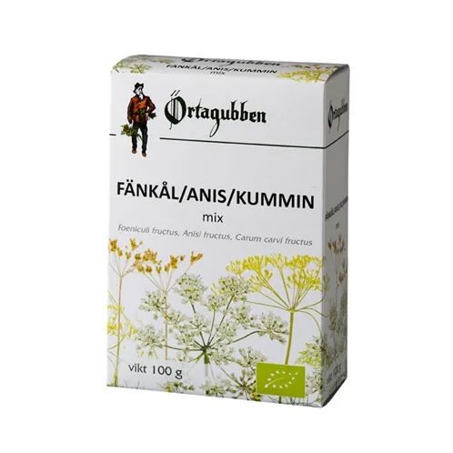 Örtagubben Fänkål/Anis/Kummin 40/40/20 100g