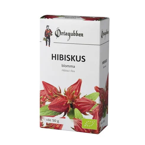 Örtagubben Hibiskus hel blomma 50g