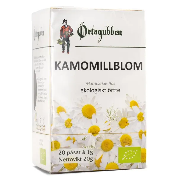 Örtagubben Te Kamomill blomma, 20 påsar