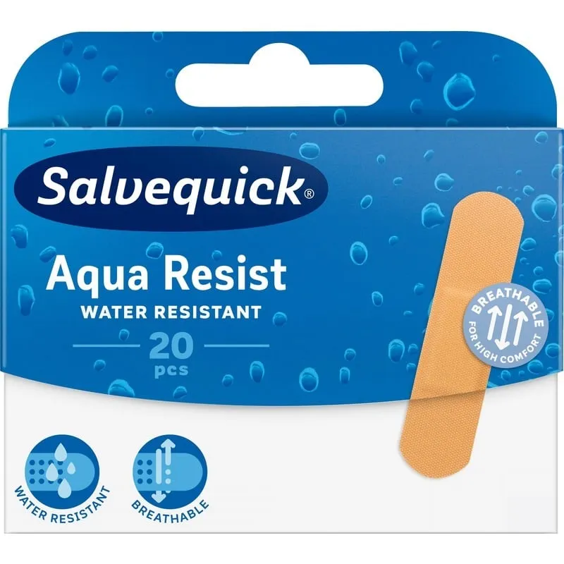 Salvequick Aqua Resist Medium 20 st