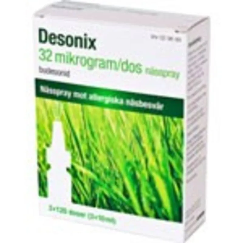 Sandoz Desonix, nässpray, suspension 32 mikrogram/dos 3 x 120 doser