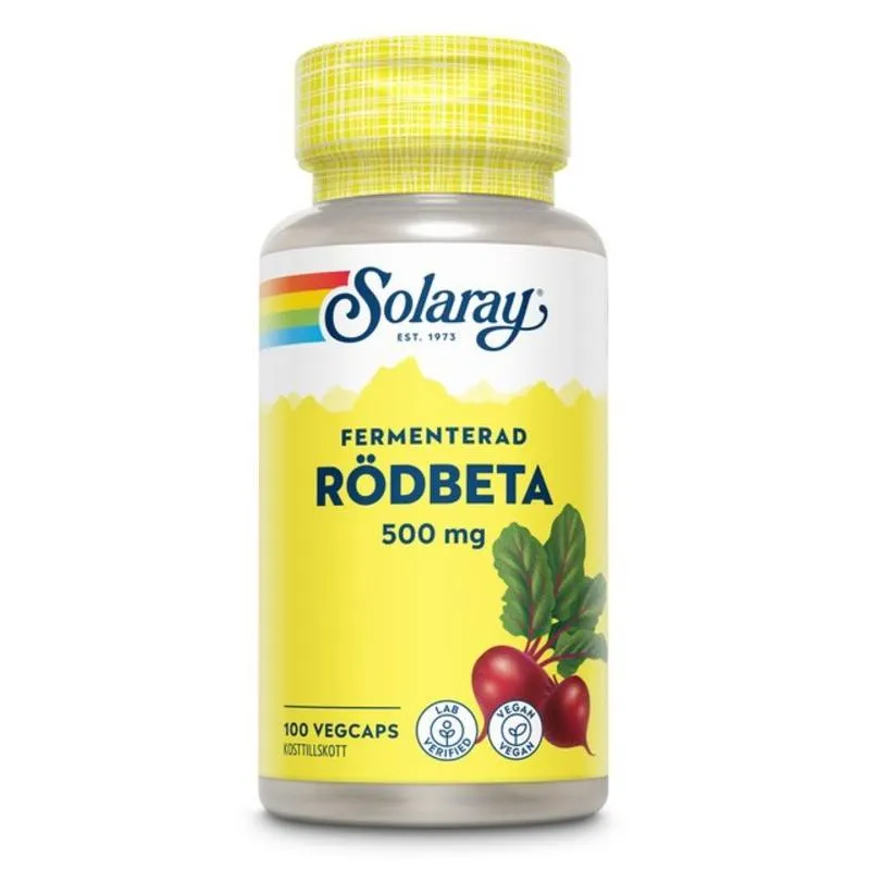 Solaray Fermenterad Rödbeta 100 kapslar