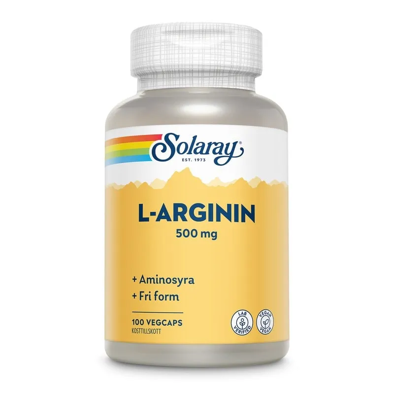 Solaray L-arginin 100 kapslar
