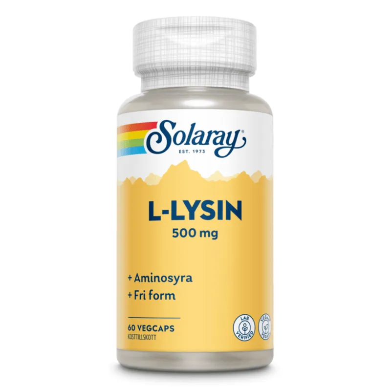 Solaray L-Lysin 60 kapslar