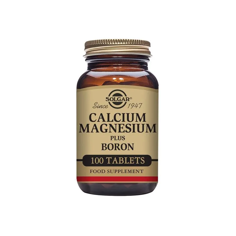 Solgar Calcium Magnesium Plus Boron 100 tabletter