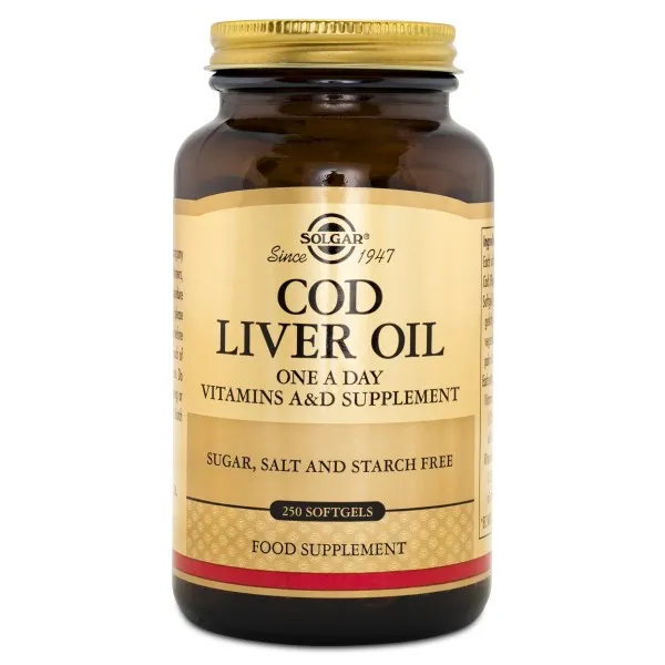 Solgar Cod Liver Oil, 250 kaps
