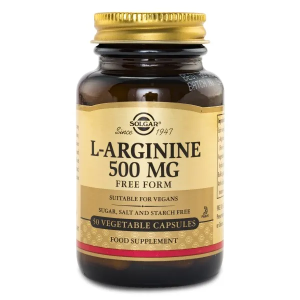Solgar L-Arginine, 50 kaps