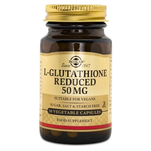 Solgar L-Glutathione 50 mg, 30 kaps