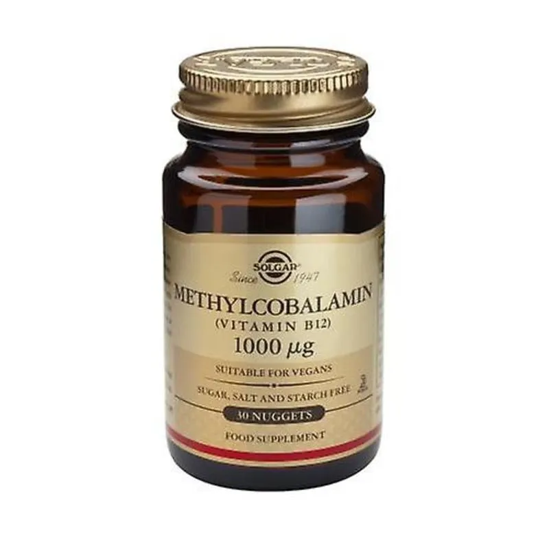 Solgar Methylcobalamin 1000 mcg 30 sugtabletter