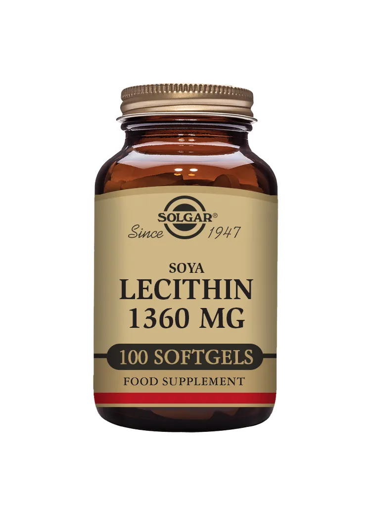 Solgar Soya Lecithin 1360 mg 100 kapslar