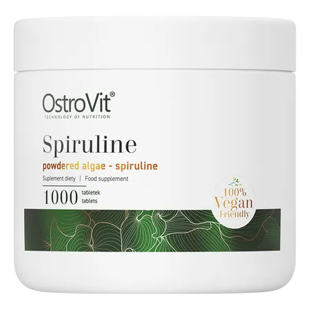 Spirulina, alger, Anti-oxidanter, Veganska. 1000 tabletter