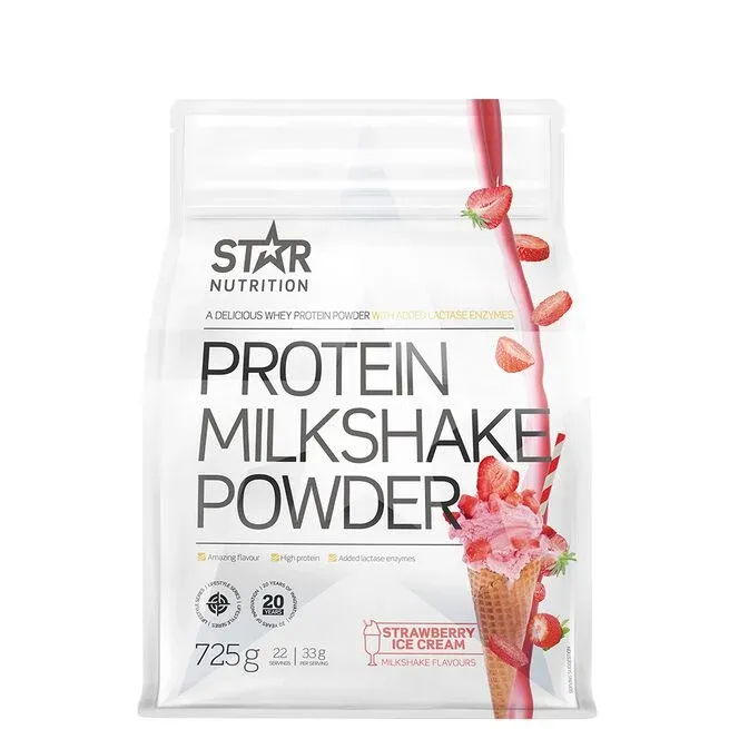 Star Nutrition Protein Milkshake Powder, 725 g Strawberry Ice Cream