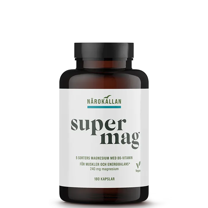 Super Mag Magnesium 180 kapslar