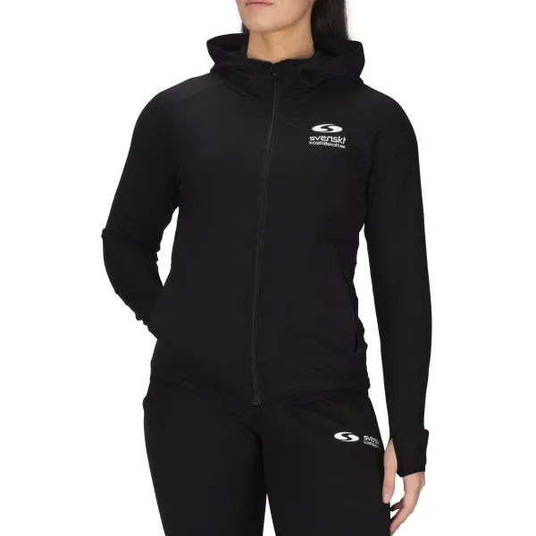 Svenskt Kosttillskott Zip Hoodie Dam, , Black