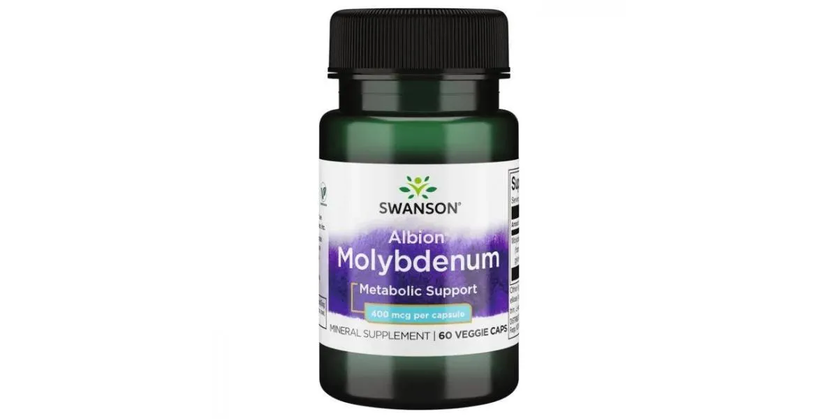 Swanson Albion Molybdenum 400 mcg 60 vegcaps