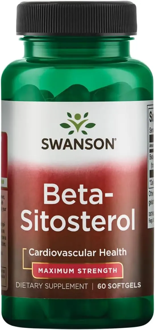 Swanson Beta-Sitosterol Maximum Strength 60 kapslar