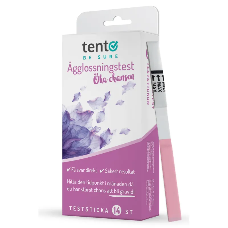 Tento Be Sure Ägglossningstest Sticka 14-pack