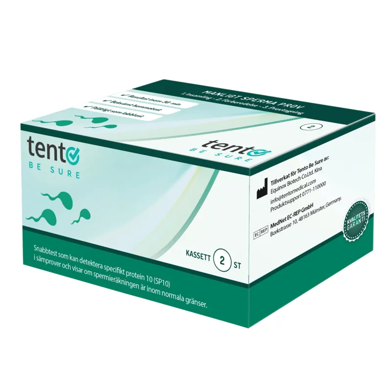 Tento Be Sure Spermatest 2-pack