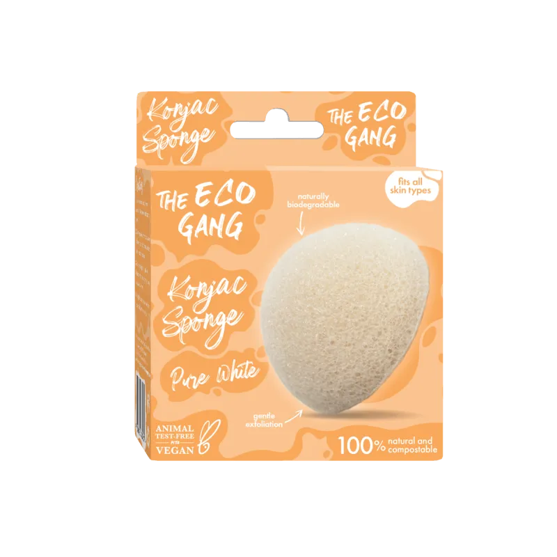The Eco Gang Konjaksvamp Pure White
