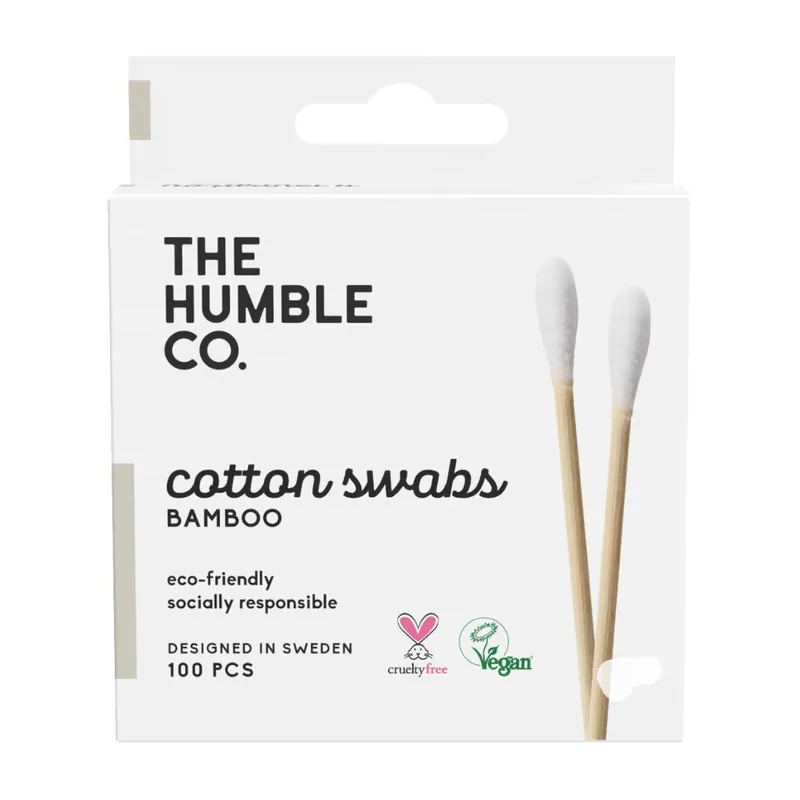 The Humble Co. Humble Cotton Picks Bomullspinnar Vit 100 st