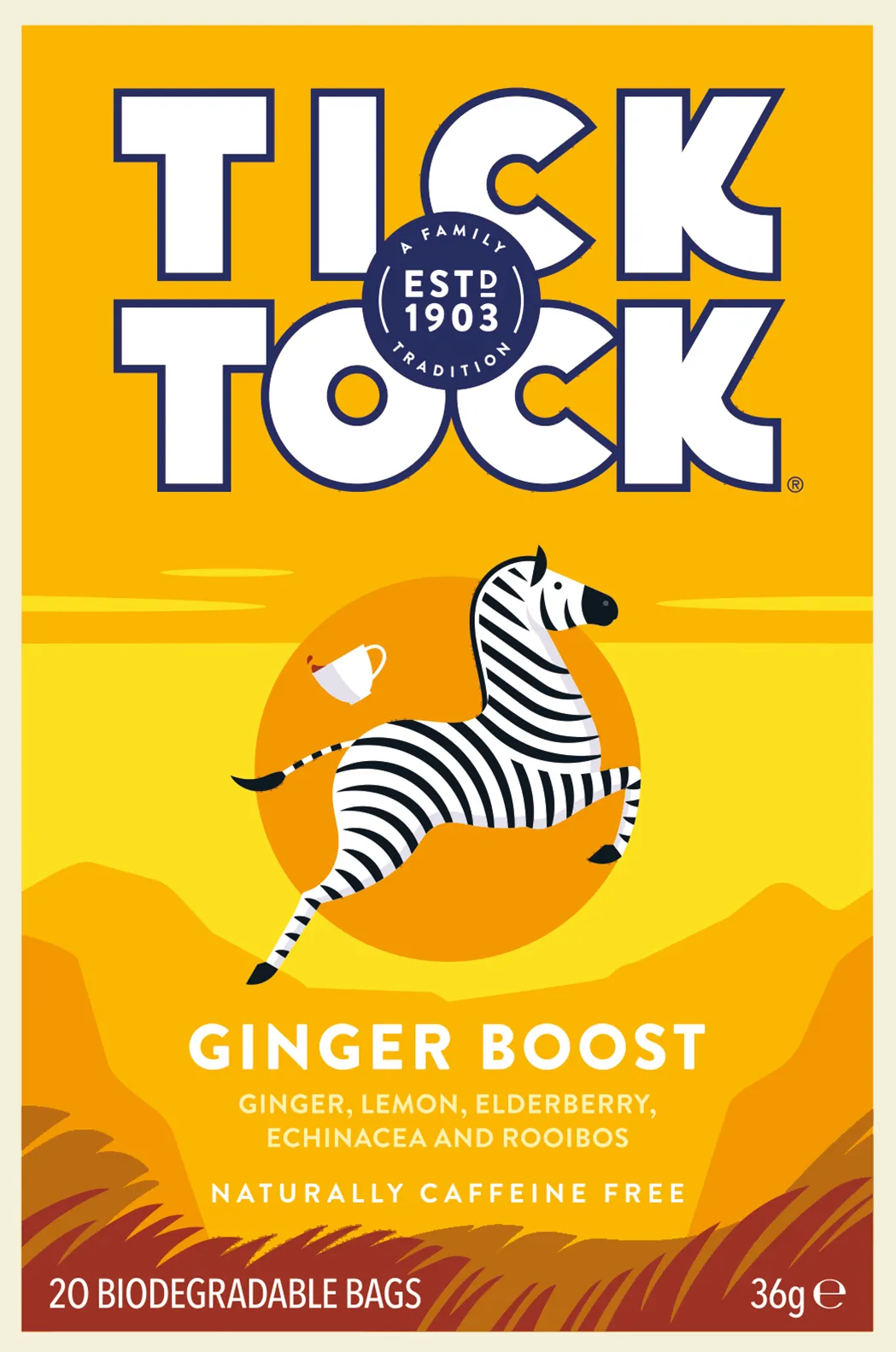 Tick Tock Ingefära Boost