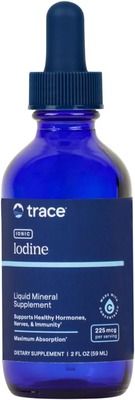 Trace Minerals Liquid Ionic Iodine from Potassium Iodide 225 mcg 59 ml