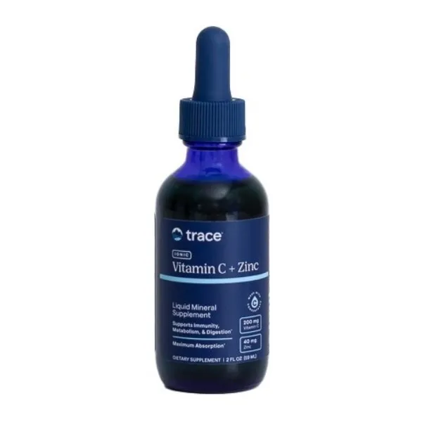 Trace Minerals Vitamin C + Ionic Zinc, 59 ml