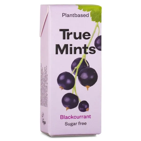 True Mints Pastiller, 1 st, Blackcurrant