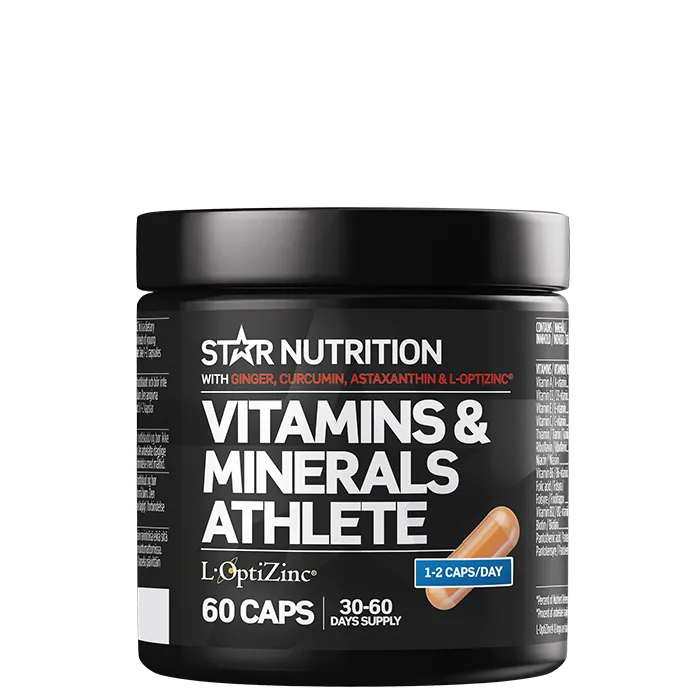 Ultimate Vitamins & Minerals Athlete 60 kapslar