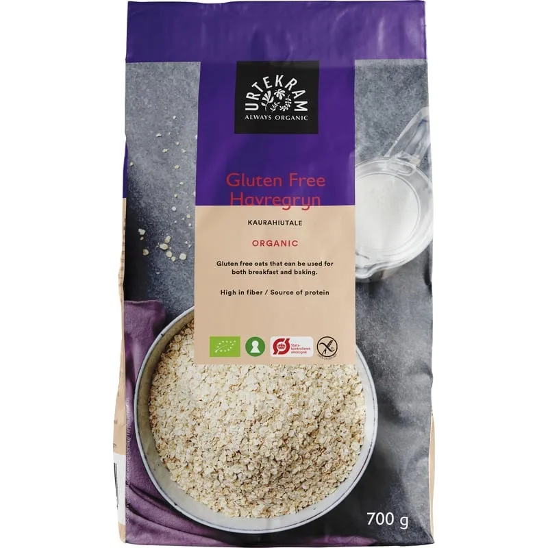 Urtekram Havregryn Glutenfri Eko 700 g