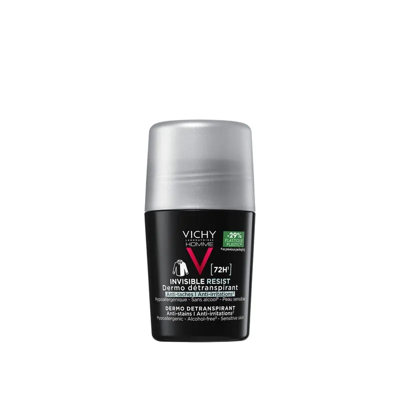 Vichy Homme Invisible Protect 72h Anti-stain Roll-On 50 ml