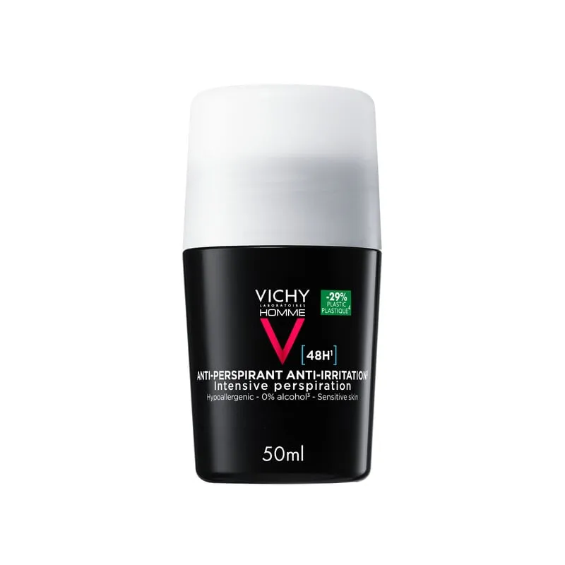 Vichy Homme Roll-on Deodorant 48H 50 ml