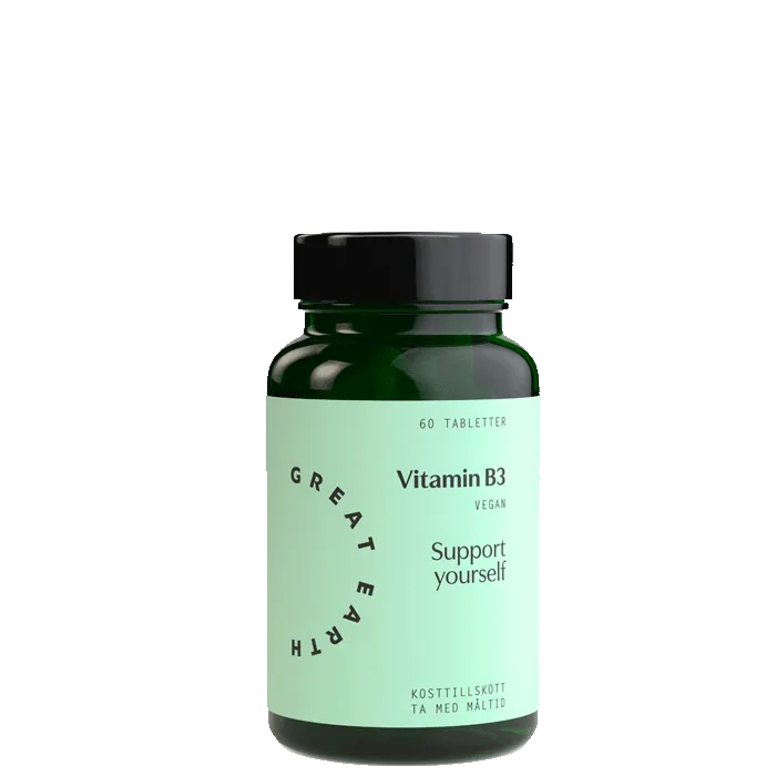 Vitamin B3 Niacin 60 tabletter