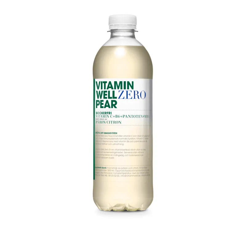 Vitamin Well Zero Päron 500 ml