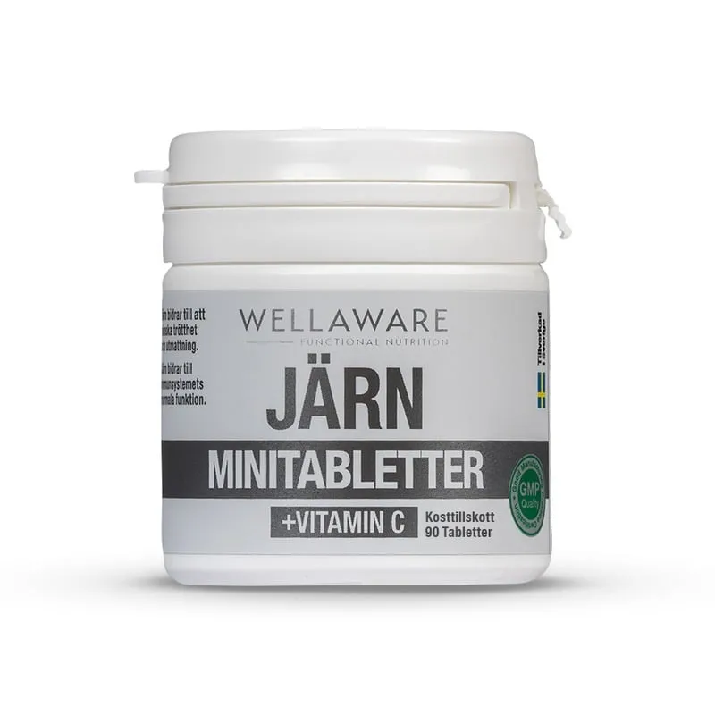 WellAware Järn och Vitamin C 90 st minitabletter