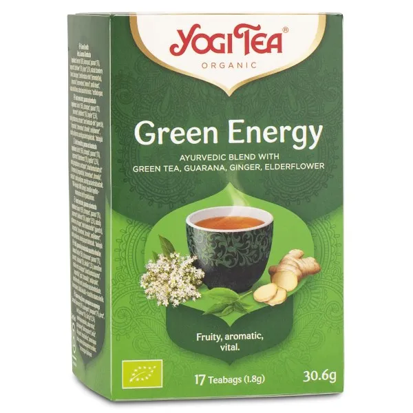 Yogi Tea Green Energy, 17 påsar