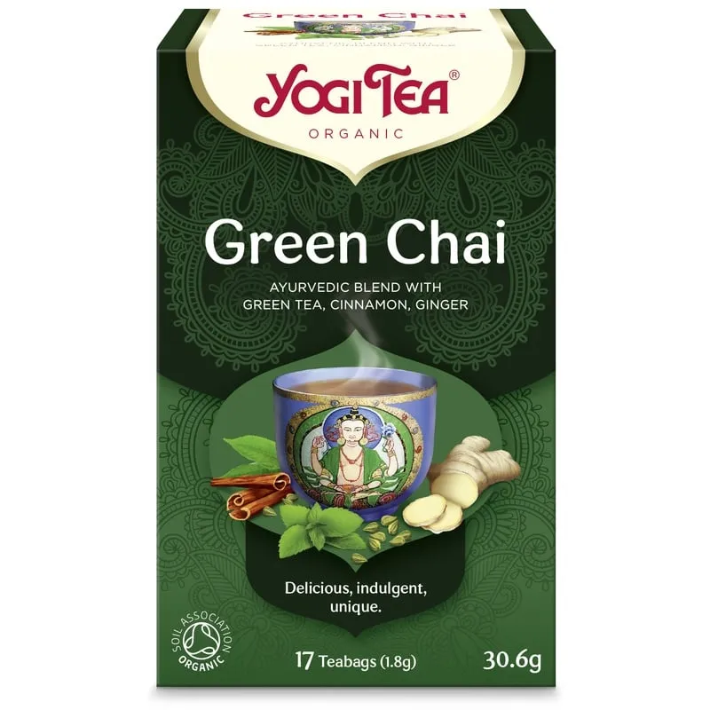 YogiTea Green Chai KRAV 17 tepåsar