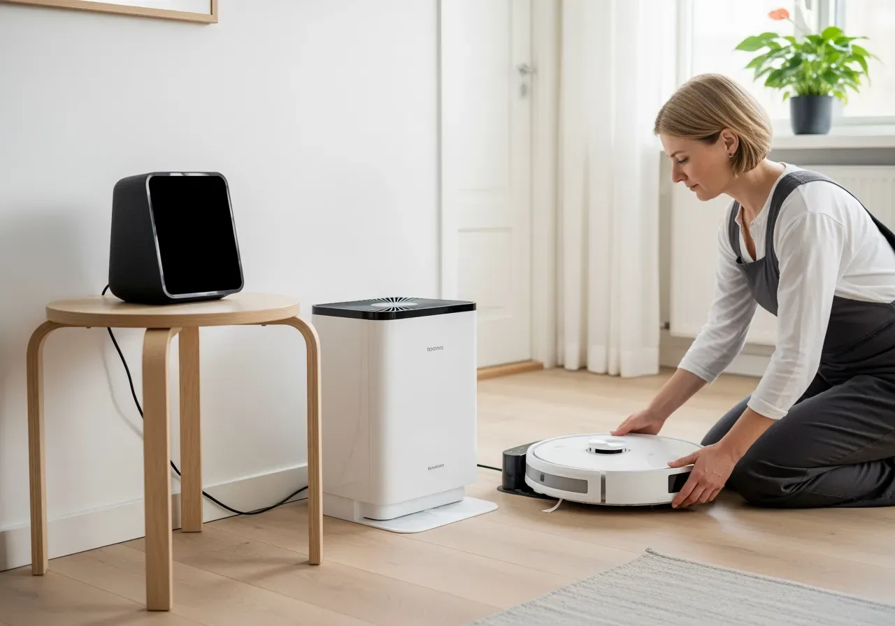 Praktiska enheter och hjälpmedel hemma