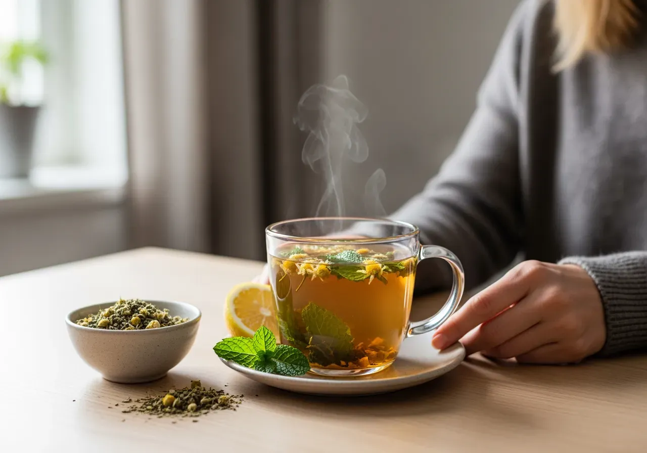 Örtte för mild detox