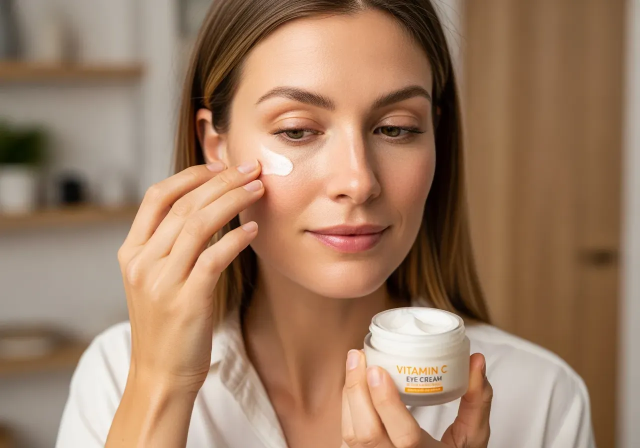 Vitamin C ögonkräm och lyster