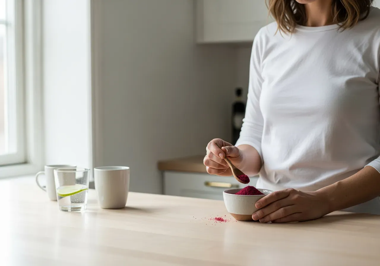 Granatäpplepulver i vardagen