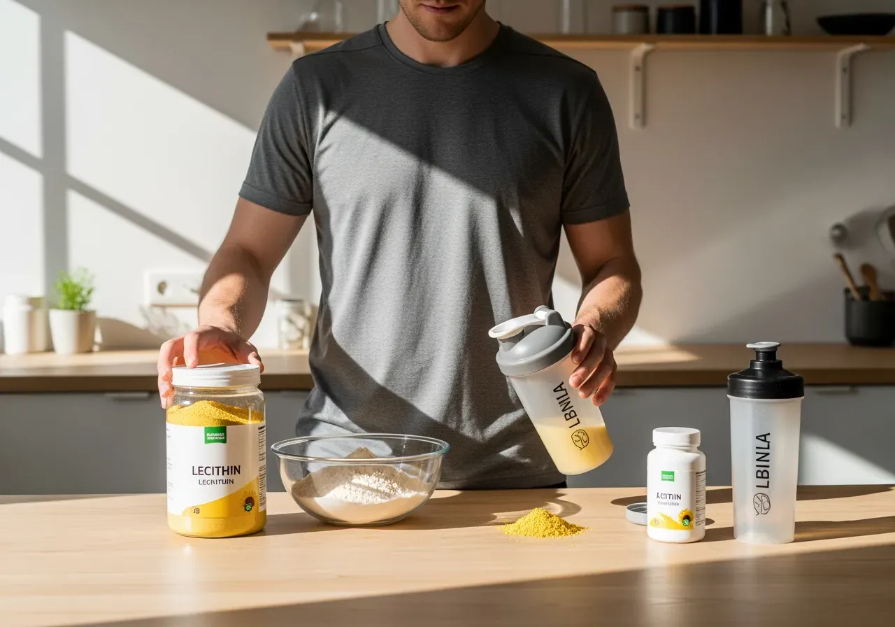 Solroslecitin i mat och träning